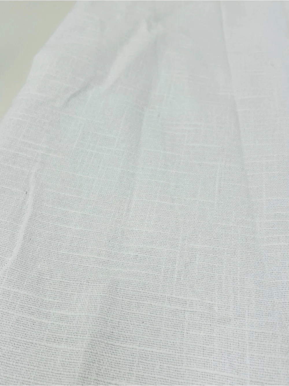 NWOT QUINCE Set Of 2 48x96 Cotton Slub Room Darkening Curtains White 1114